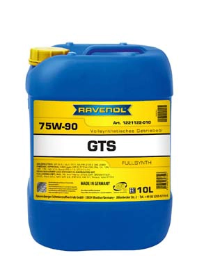 Трансмиссионное масло ravenol gts sae 75w-90 RAVENOL 1221122-010-01-999
