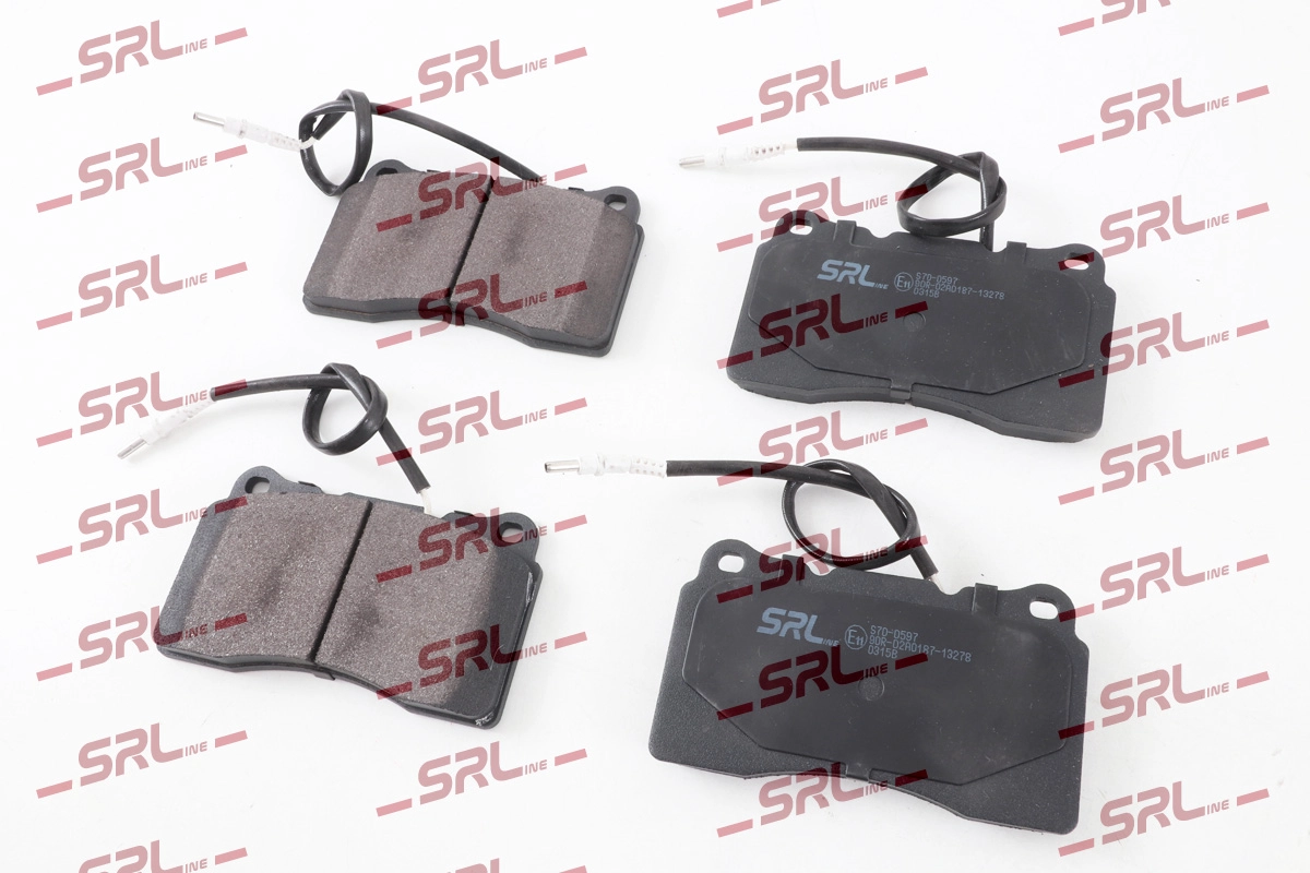 Комплект тормозных колодок дисковый тормоз SRLINE S70-0597