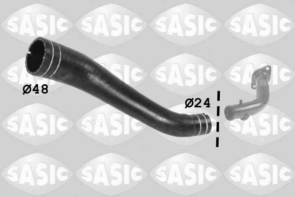 Трубка нагнетаемого воздуха SASIC 3336267