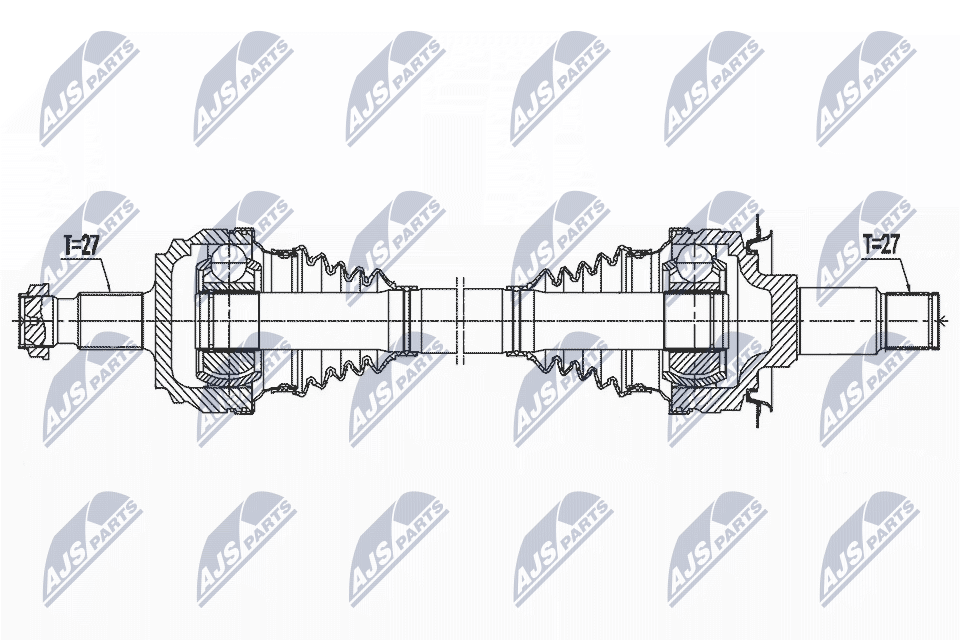 Приводной вал NTY NPW-ME-148