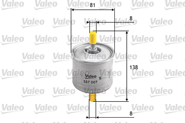 Топливный фильтр VALEO 587007