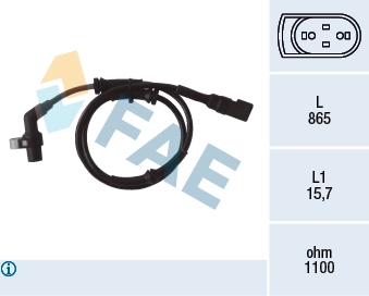 Датчик частота вращения колеса FAE 78040
