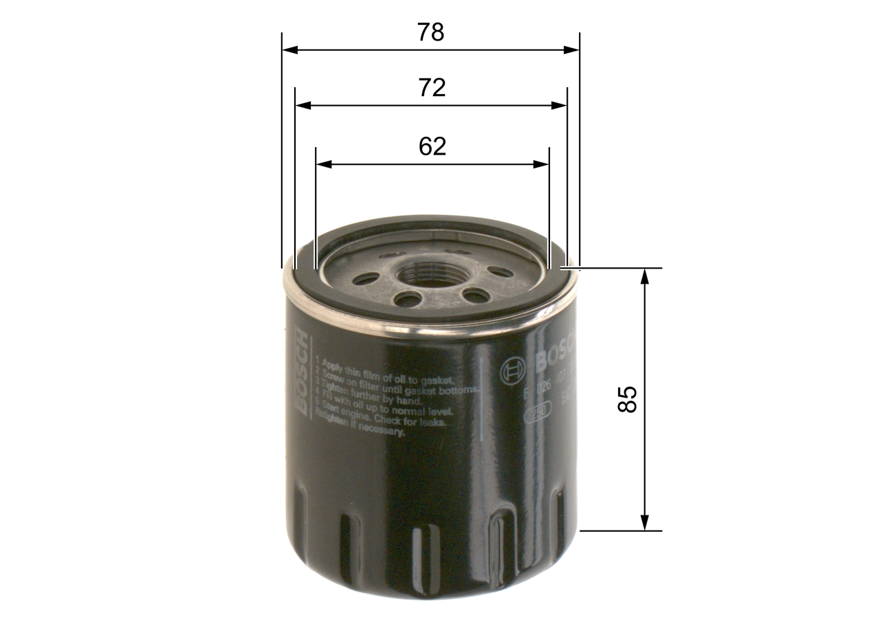 Масляный фильтр BOSCH F 026 407 300