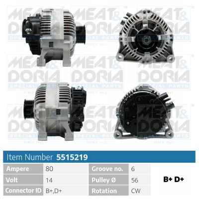 Генератор MEAT & DORIA 5515219