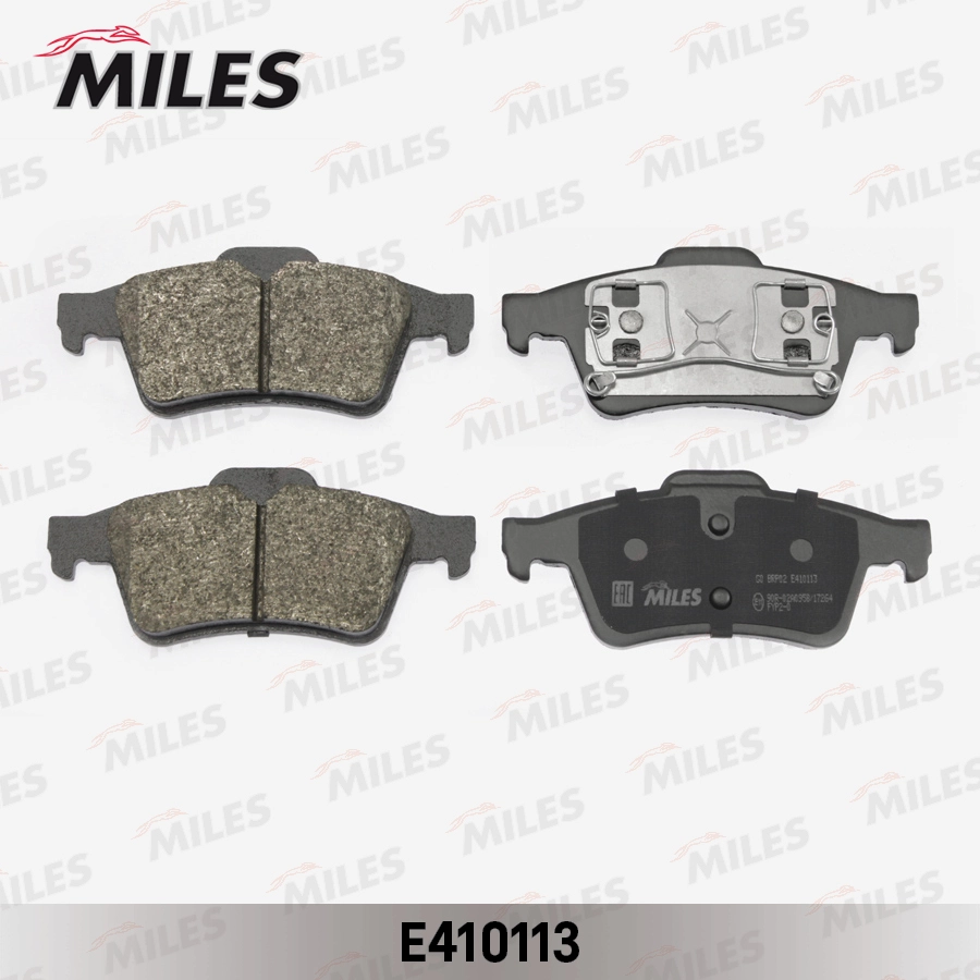 Комплект тормозных колодок дисковый тормоз MILES E410113