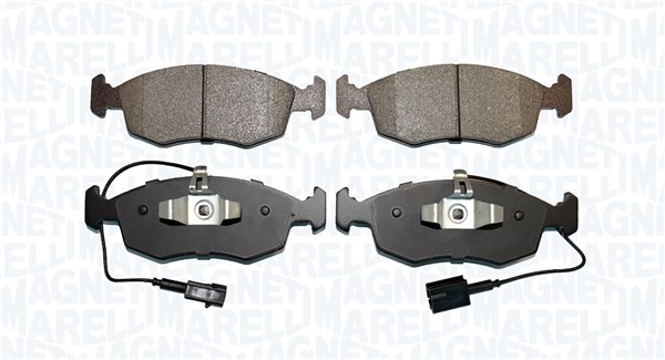 Комплект тормозных колодок дисковый тормоз MAGNETI MARELLI 363916060427