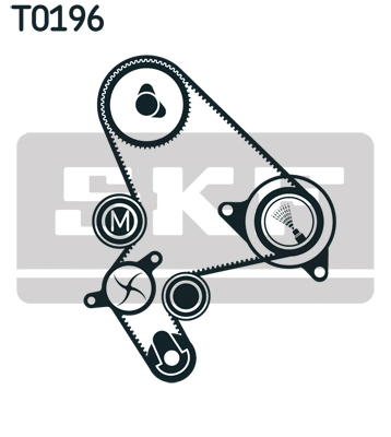Водяной насос + комплект зубчатого ремня SKF VKMC 03265