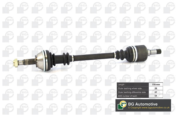 Приводной вал BGA DS6710LA