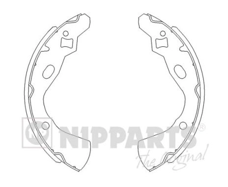 Комплект тормозных колодок NIPPARTS J3503030
