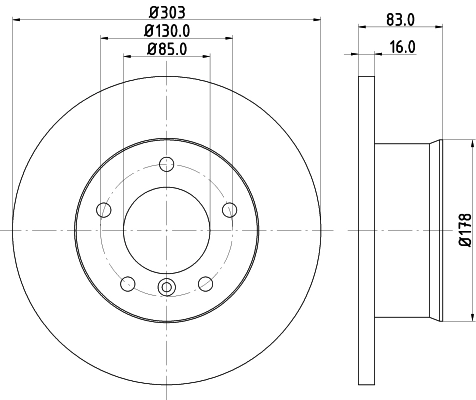 Тормозной диск HELLA/BEHR/PAGID 8DD 355 100-391
