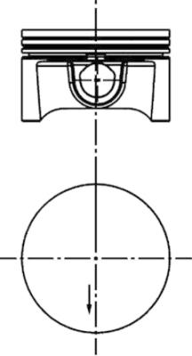 Поршень KOLBENSCHMIDT 40388620