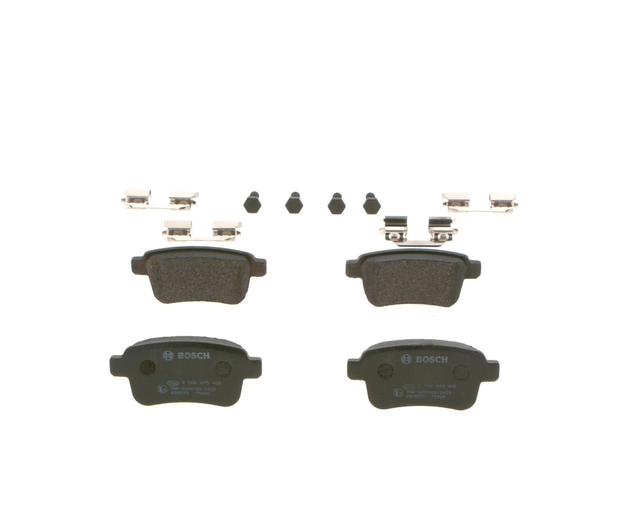 Комплект тормозных колодок дисковый тормоз BOSCH 0 986 495 418
