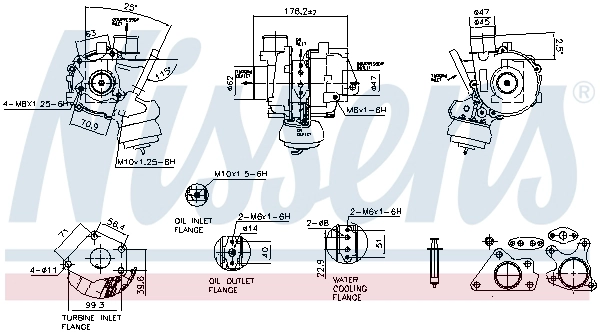 Компрессор наддув first fit NISSENS 93550