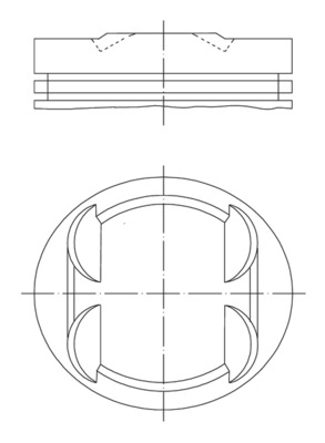 Поршень MAHLE/KNECHT 002 65 01