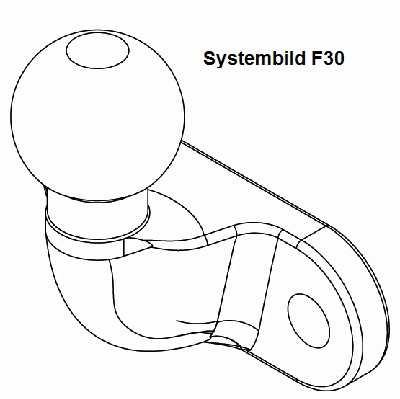Прицепное устройство f30 WESTFALIA 332353600001