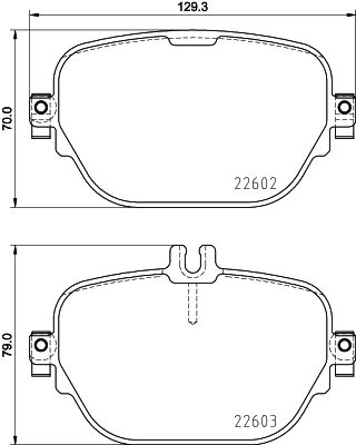 Комплект тормозных колодок дисковый тормоз HELLA/BEHR/PAGID 8DB 355 031-711