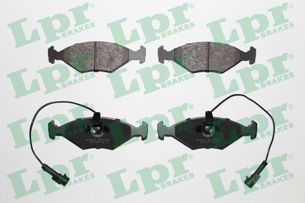Комплект тормозных колодок дисковый тормоз LPR 05P1204