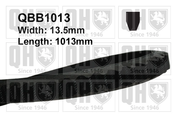 Клиновой ремень QUINTON HAZELL QBB1013
