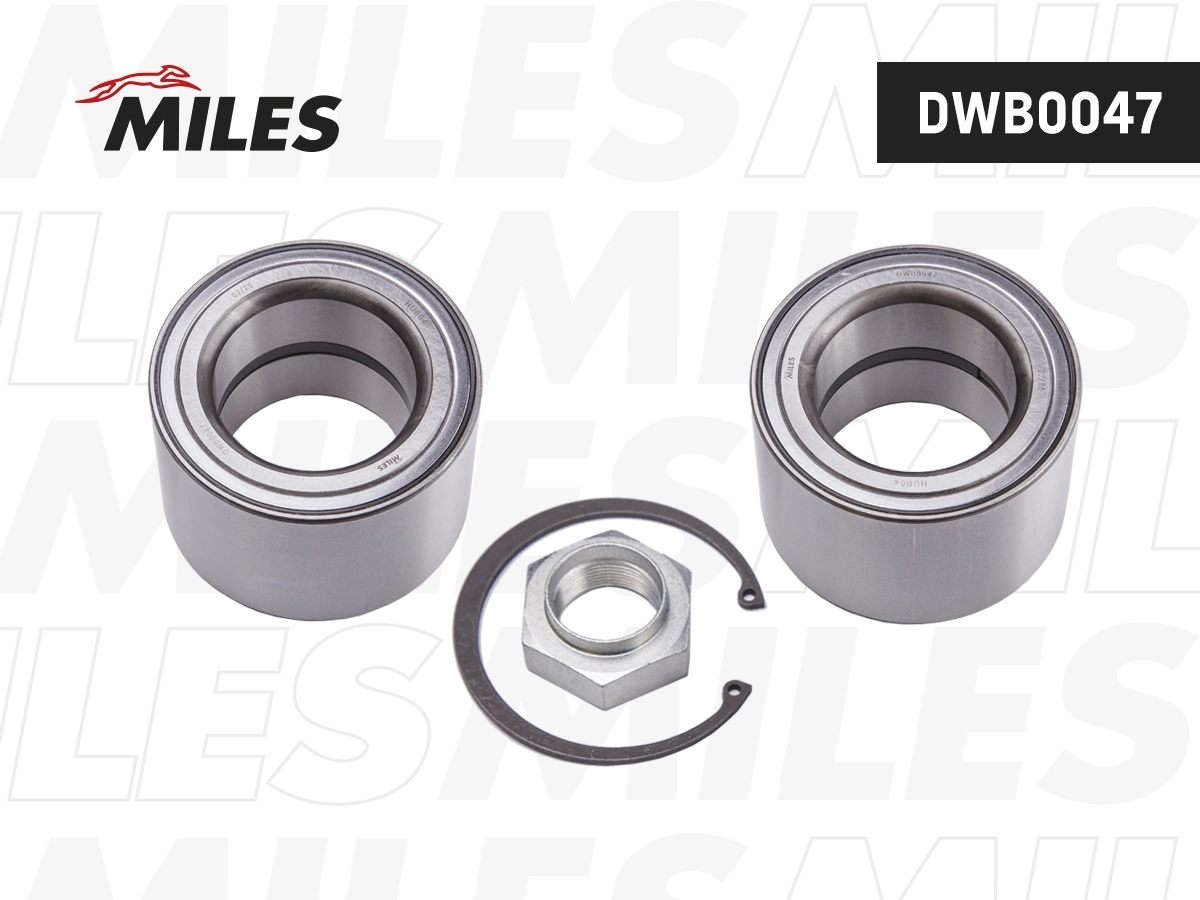 Комплект подшипника ступицы колеса MILES DWB0047