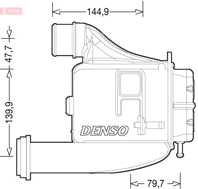 Интеркулер DENSO DIT12006