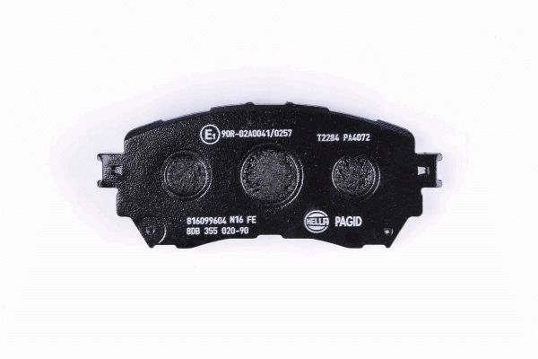 Комплект тормозных колодок дисковый тормоз HELLA/BEHR/PAGID 8DB 355 020-901