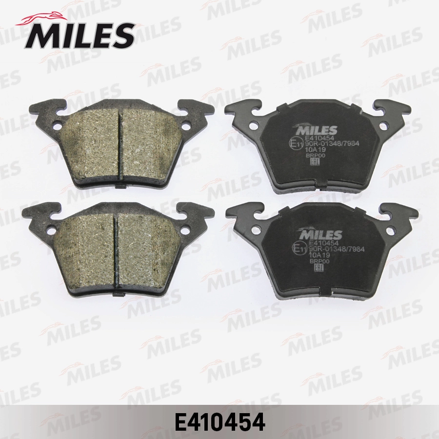 Комплект тормозных колодок дисковый тормоз MILES E410454