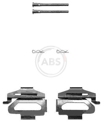 Комплектующие колодки дискового тормоза A.B.S. 1225Q