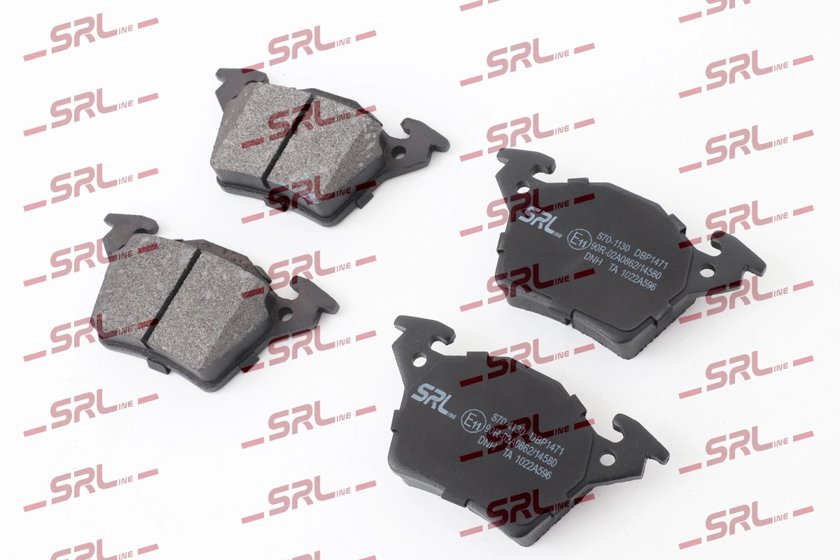 Комплект тормозных колодок дисковый тормоз SRLINE S70-1130