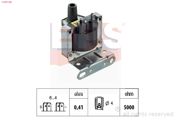 Катушка зажигания made in italy - oe equivalent EPS 1.970.140