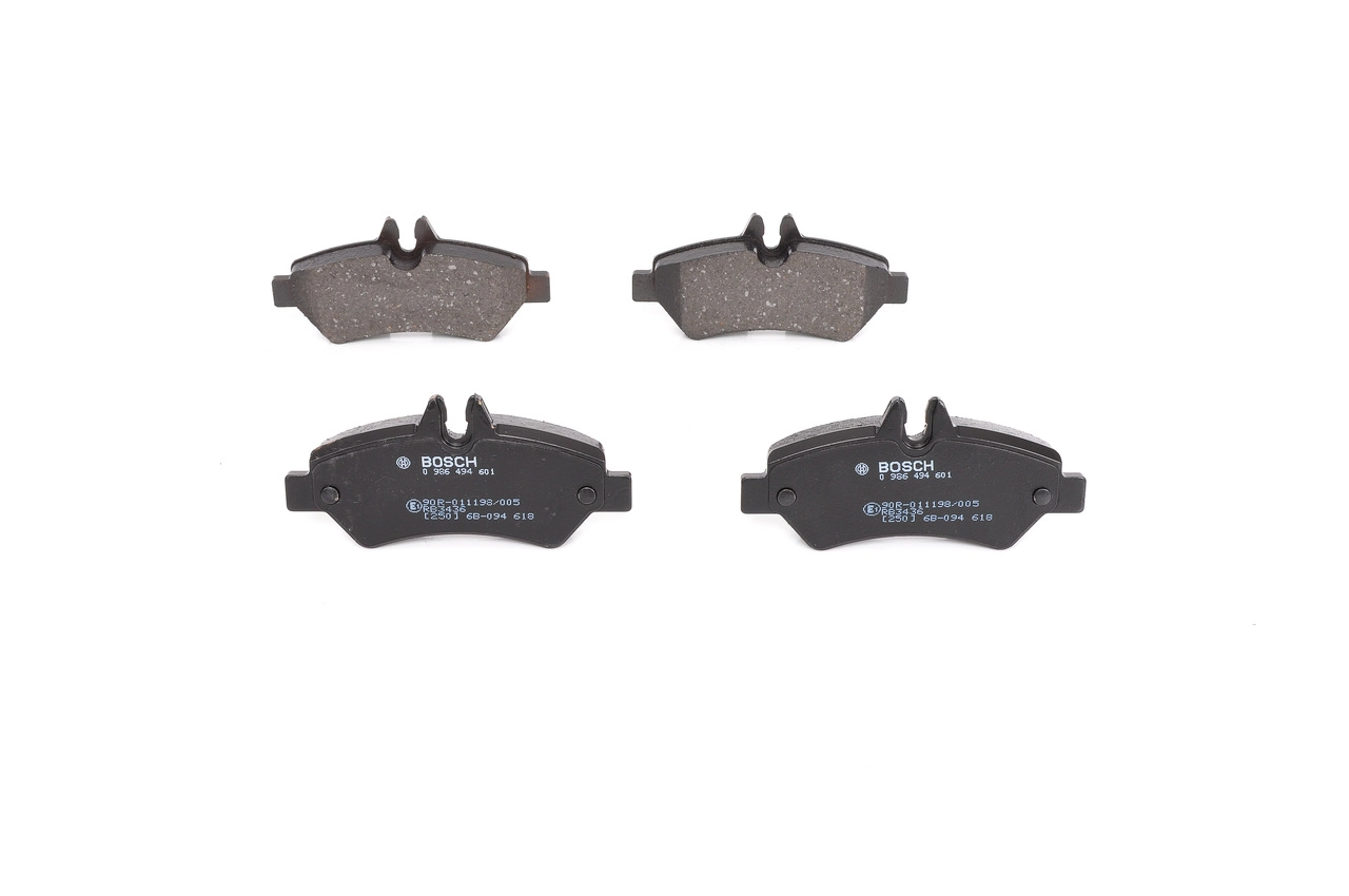 Комплект тормозных колодок дисковый тормоз BOSCH 0 986 494 601