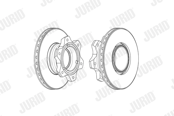 Тормозной диск JURID 569227J