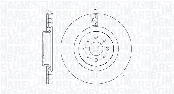 Тормозной диск MAGNETI MARELLI 361302040766