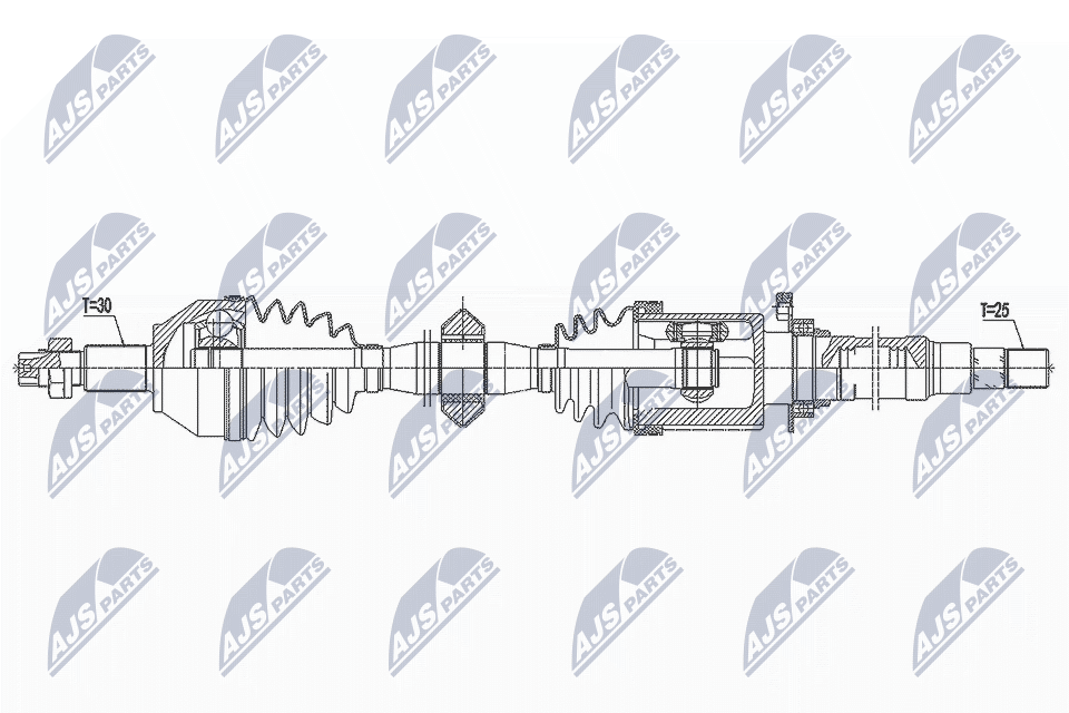 Приводной вал NTY NPW-AR-014