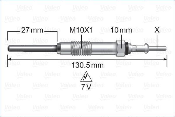Свеча накаливания VALEO 345249