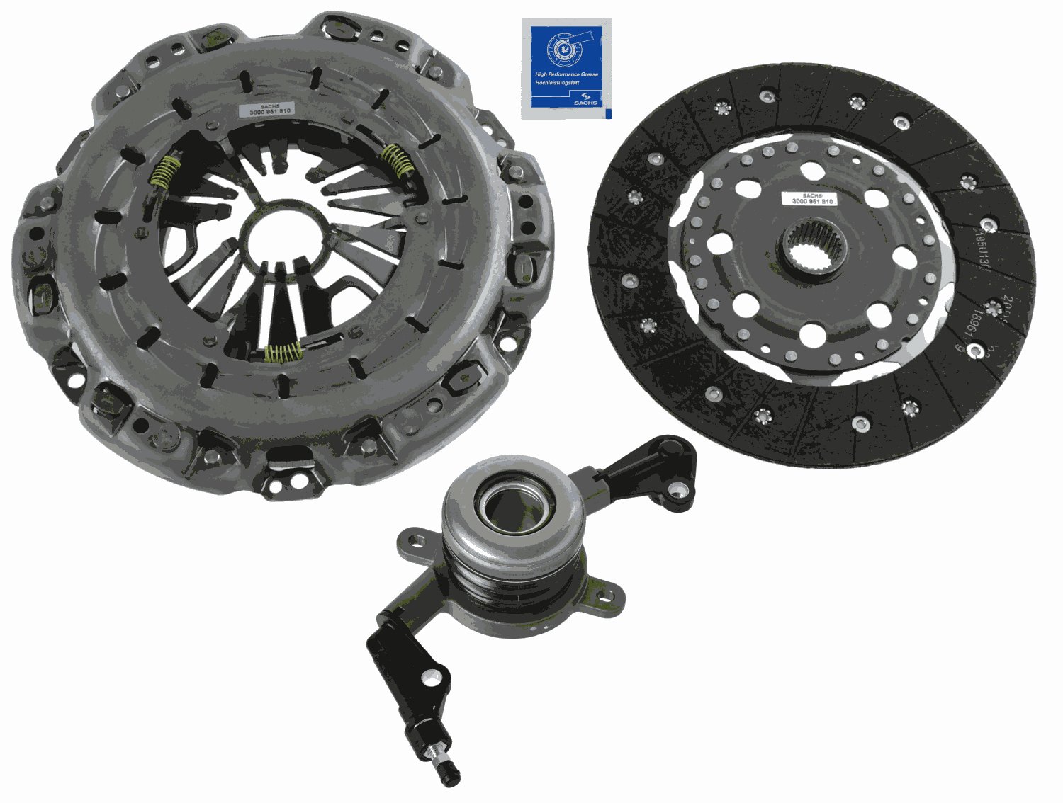 Комплект сцепления xtend kit plus csc SACHS 3000 990 175