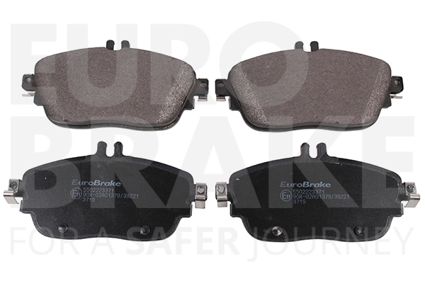 Комплект тормозных колодок дисковый тормоз EUROBRAKE 5502223371