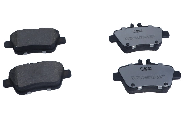 Комплект тормозных колодок дисковый тормоз quaro silver ceramic QUARO QP6242C