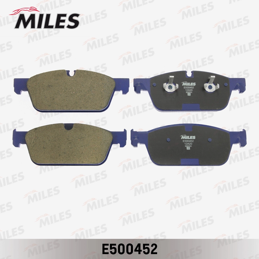 Комплект тормозных колодок дисковый тормоз MILES E500452