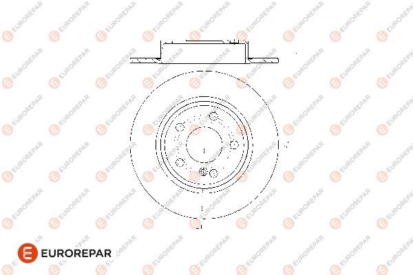 Тормозной диск EUROREPAR 1667865480