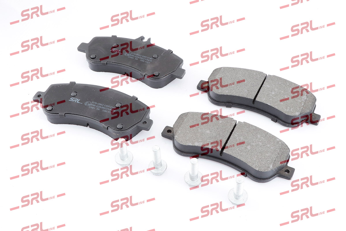Комплект тормозных колодок дисковый тормоз SRLINE S70-0662