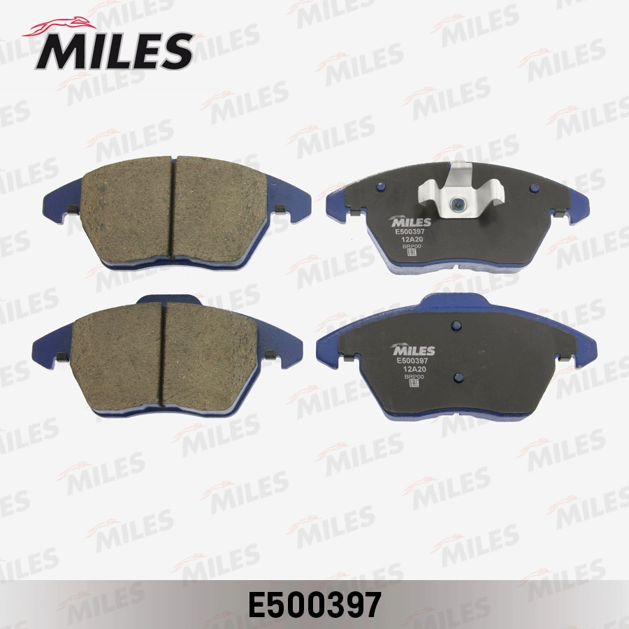 Комплект тормозных колодок дисковый тормоз MILES E500397