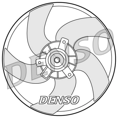 Вентилятор охлаждение двигателя DENSO DER21011