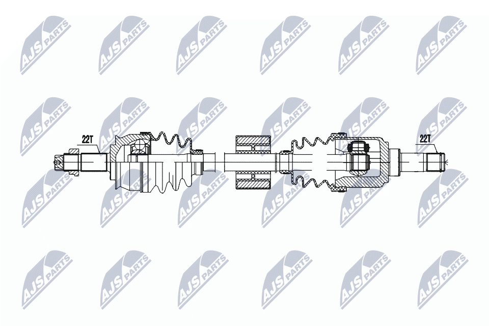 Приводной вал NTY NPW-FT-071