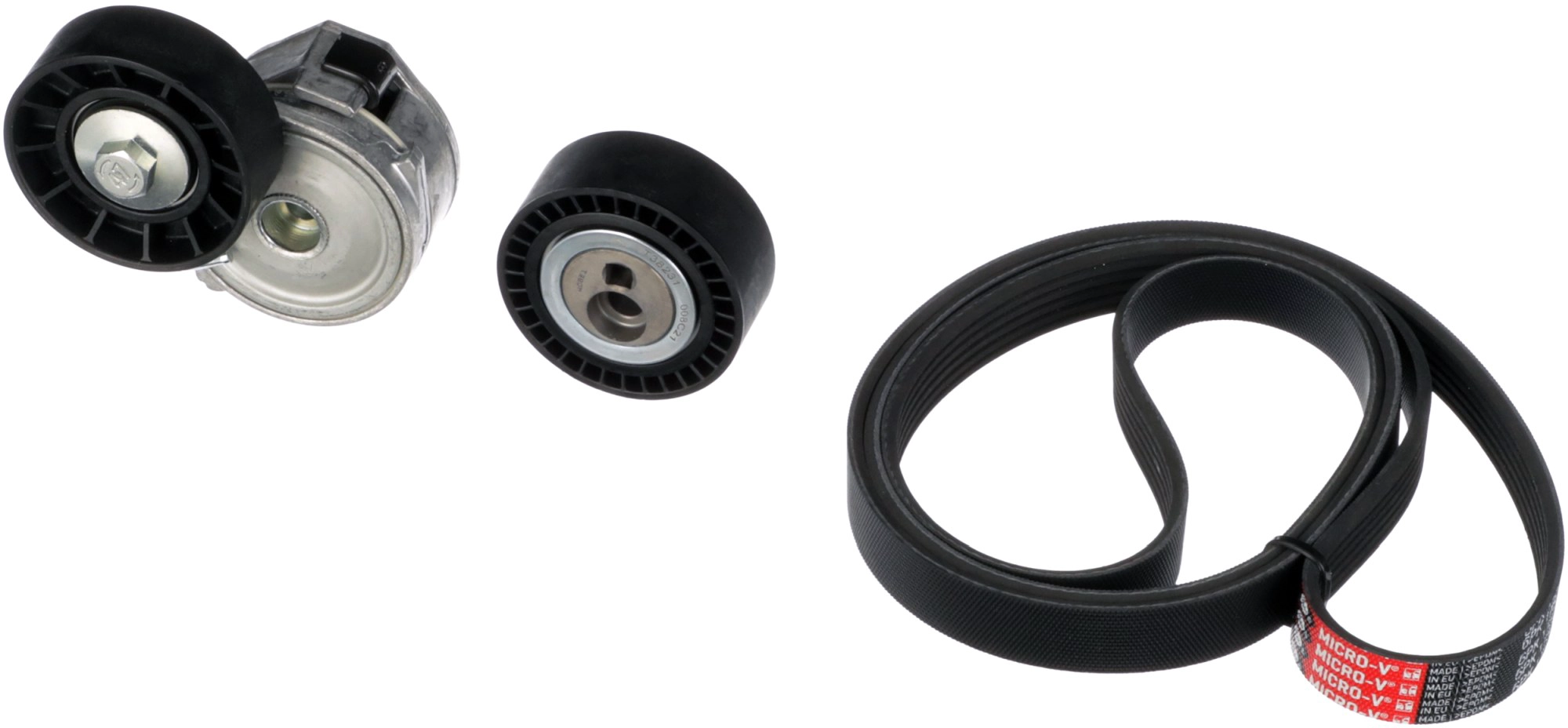 Поликлиновой ременный комплект micro-v kit GATES K026PK1750