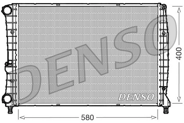 Радиатор охлаждение двигателя DENSO DRM01002