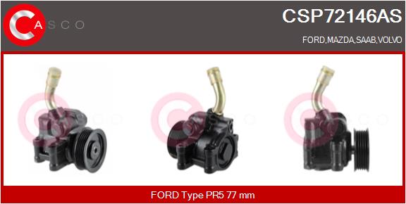 Гидравлический насос рулевое управление brand new hq CASCO CSP72146AS