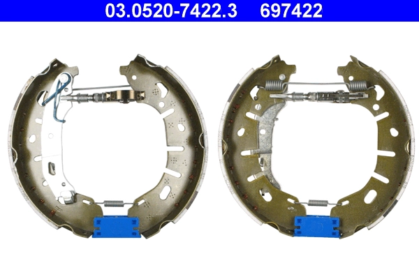 Комплект тормозных колодок original ate topkit ATE 03.0520-7422.3
