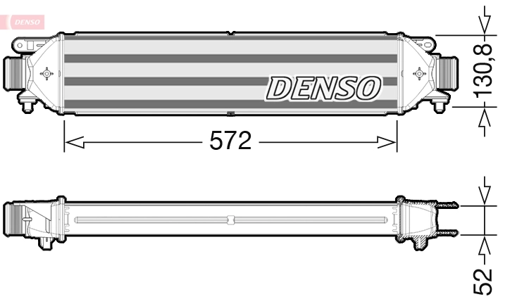 Интеркулер DENSO DIT09103