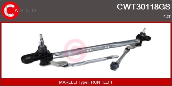 Система тяг и рычагов привода стеклоочистителя genuine CASCO CWT30118GS