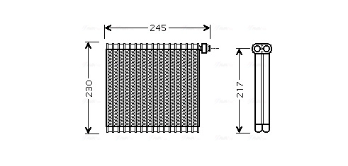 Испаритель кондиционер AVA QUALITY COOLING MZV217